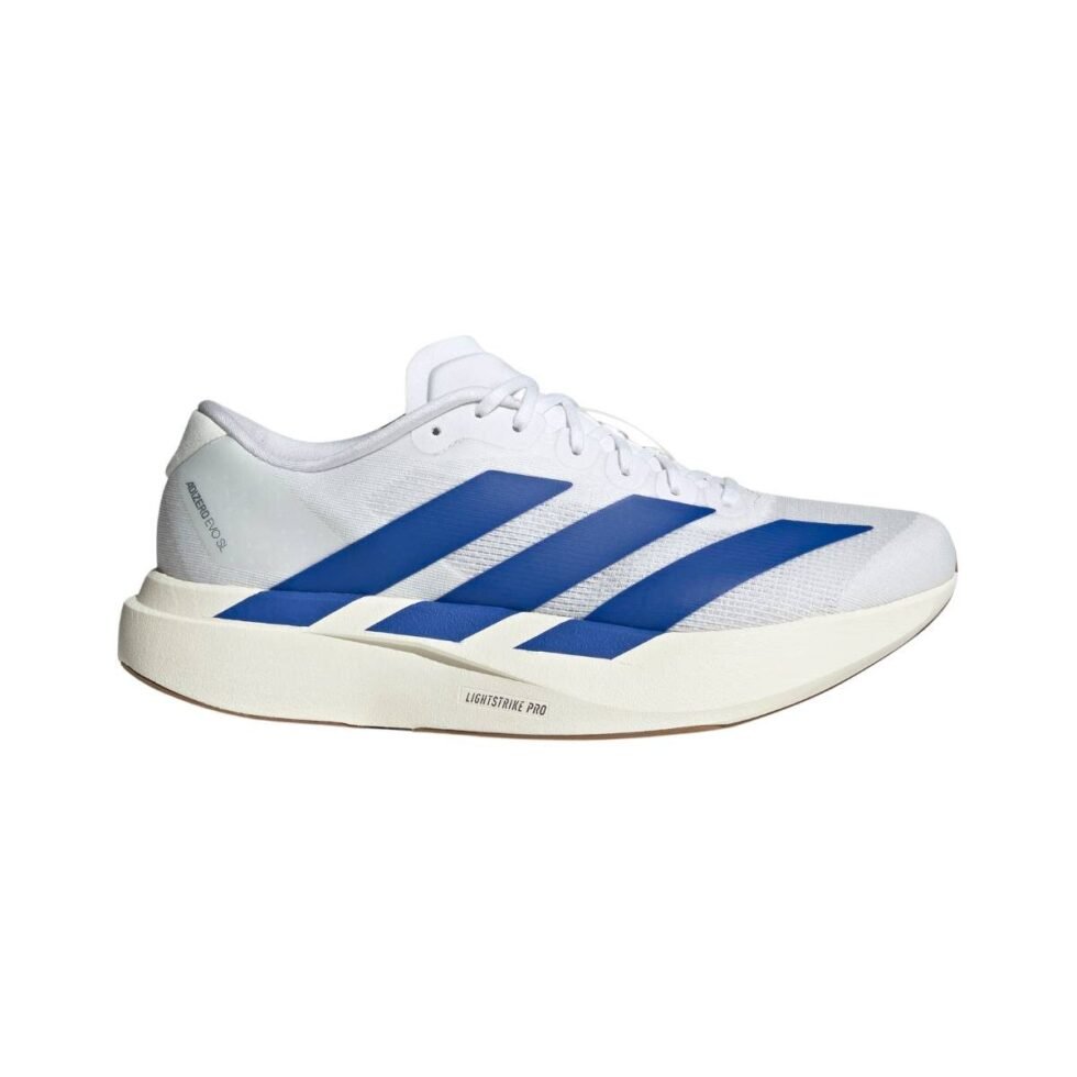 adidas adizero evo sl shoes white blue aw25