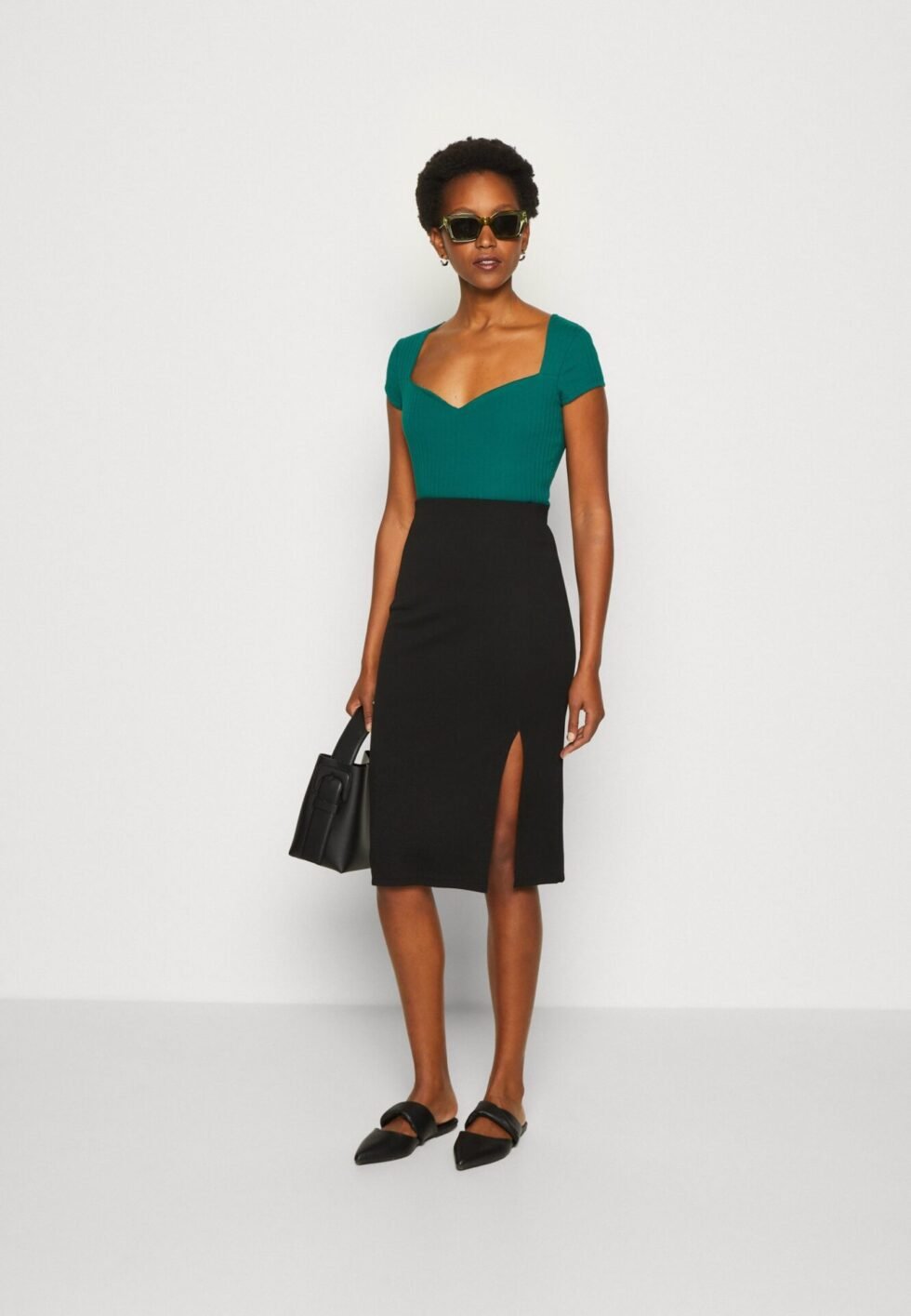 Anna Field by Zalando Basic T-shirt - dark green