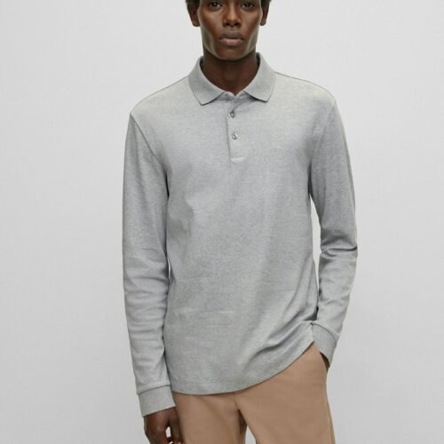 BOSS PADO - Long-sleeved top - silver one