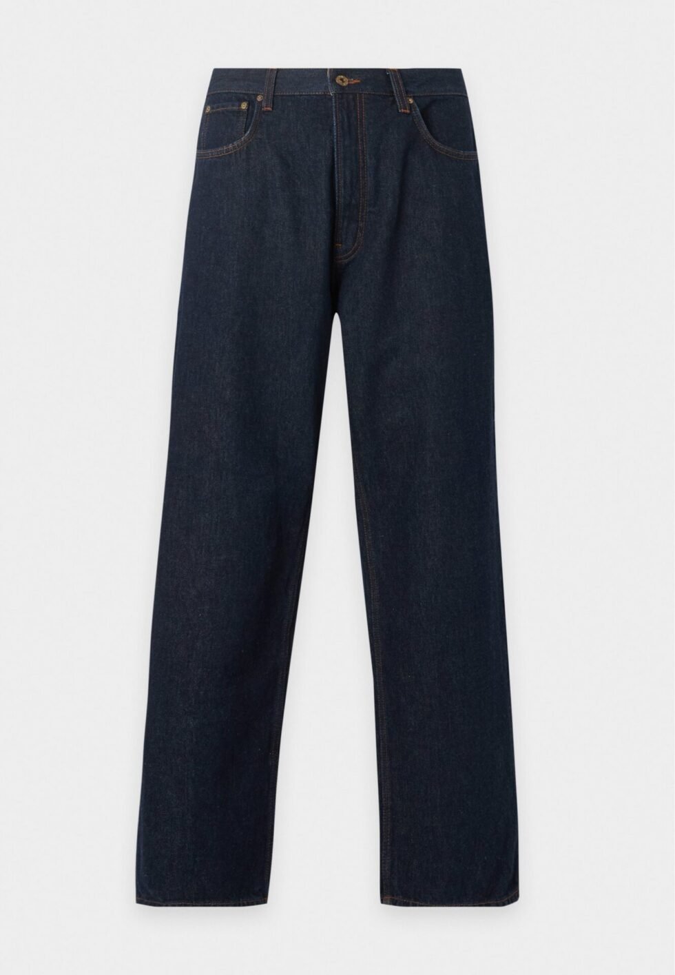 EMPORIO ARMANI POCKETS PANT - Relaxed fit jeans - blue denim