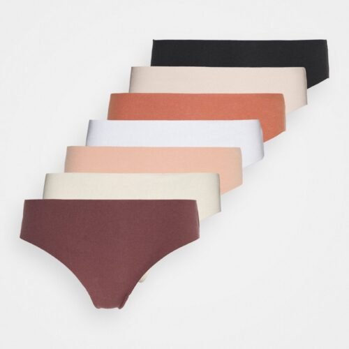 Anna Field by Zalando 7 PACK LAZER CUT COTTON THONG - Thong - nude