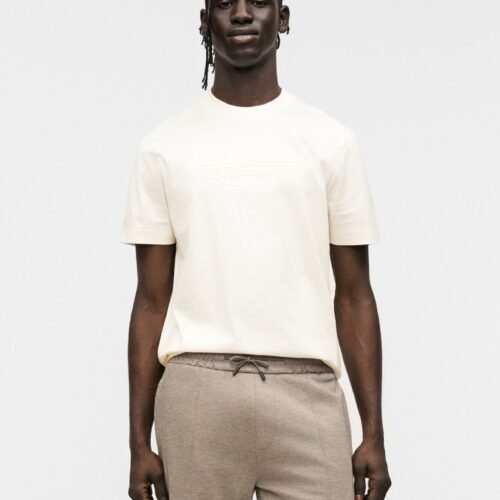 BOSS THOMPSON 243 - Print T-shirt - open white