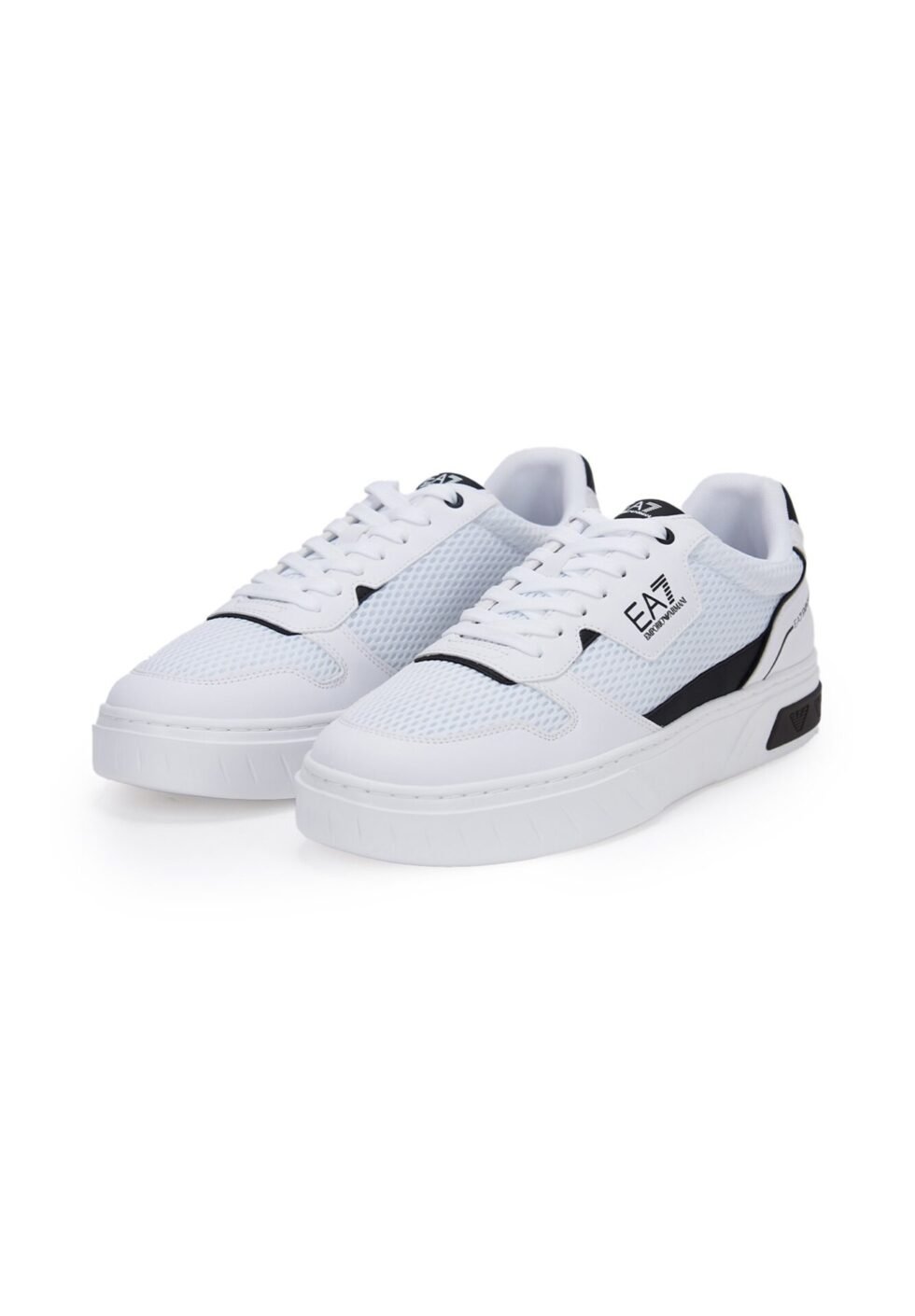 EA7 Emporio Armani SNEAKER - Trainers - off white black
