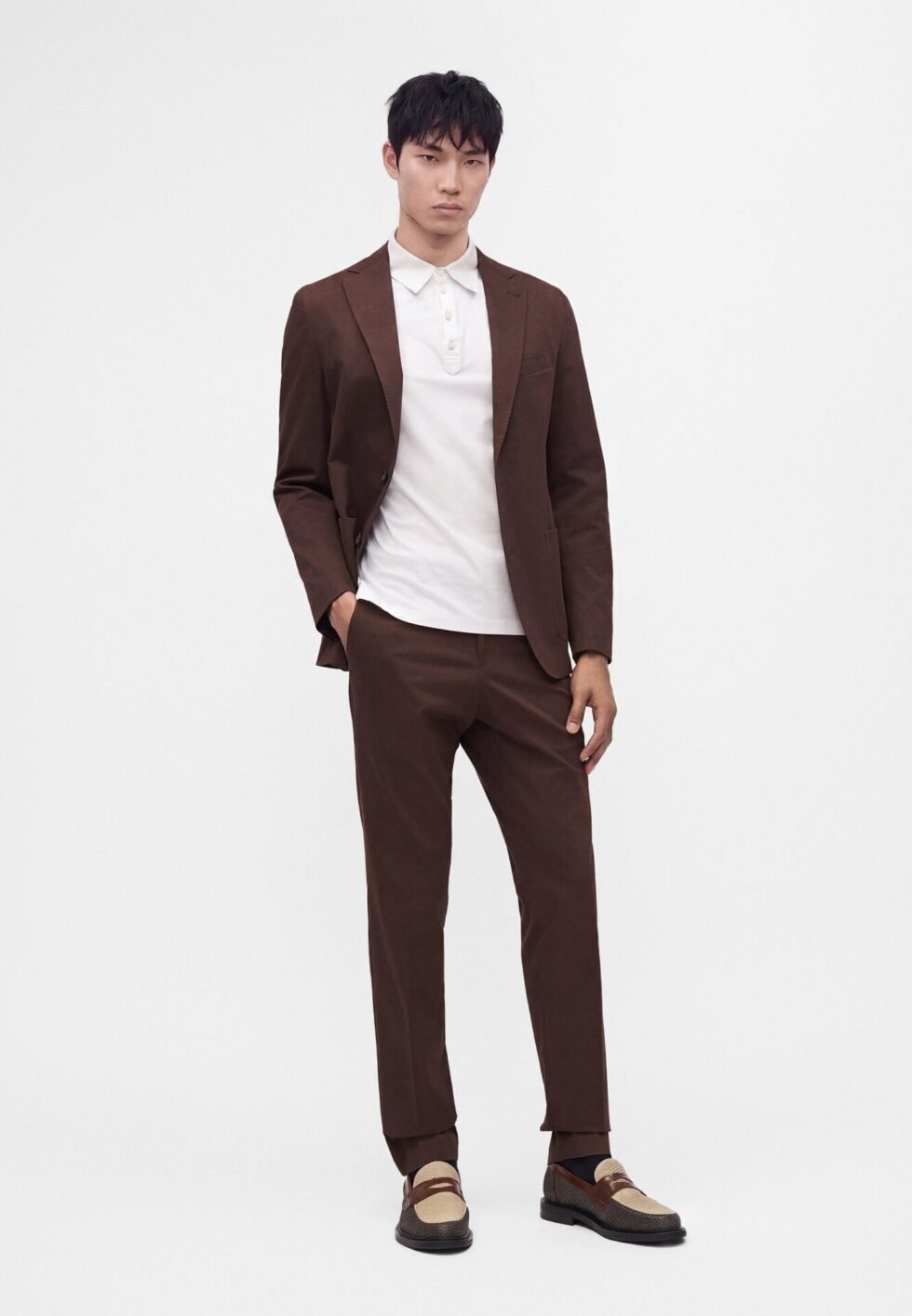 BOSS Trousers - dark brown