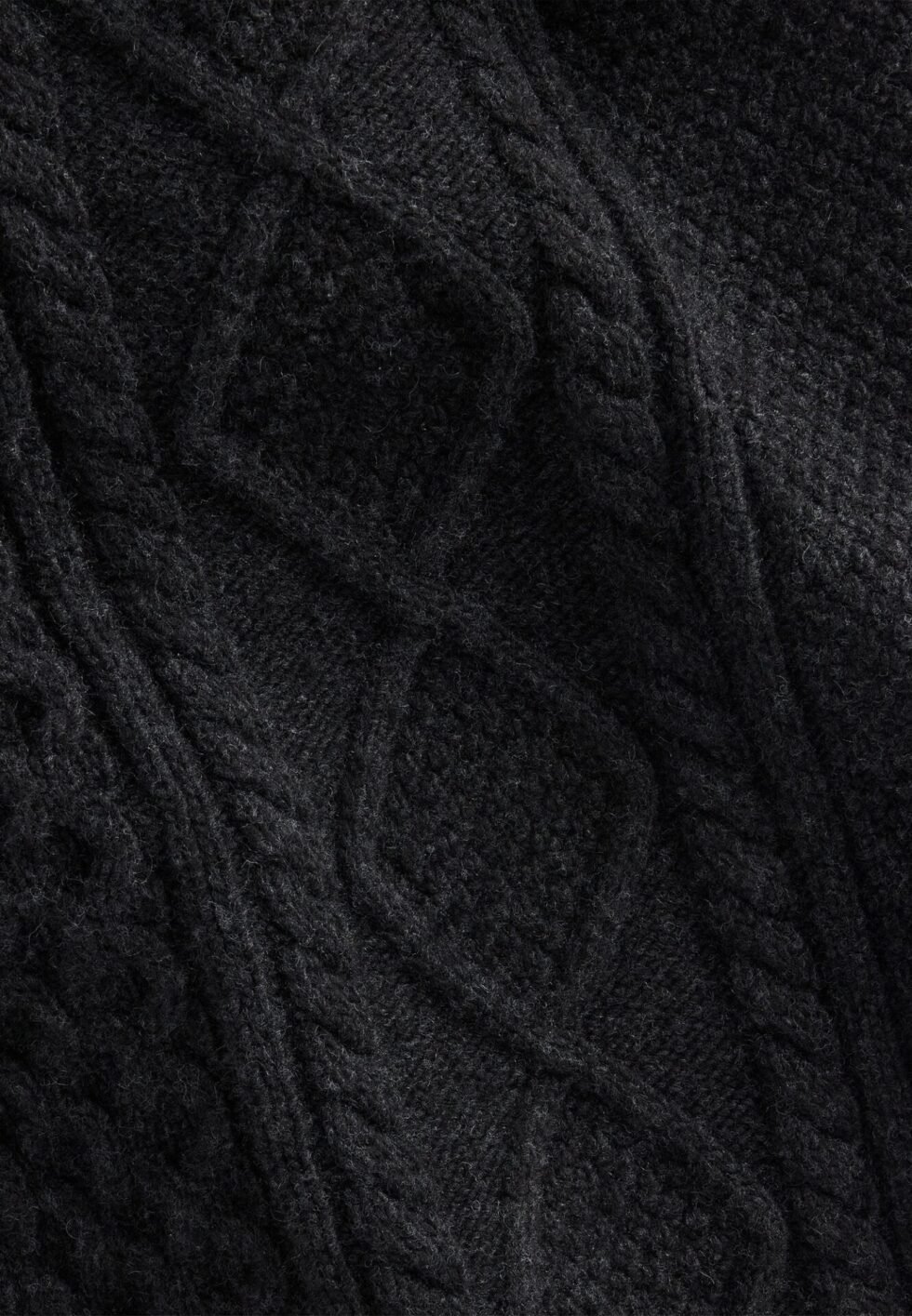 GAP X A.P.C. WOOL CABLE-KNIT SWEATER - Jumper - dark heather grey