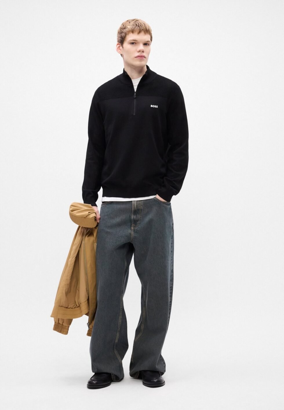 BOSS KN_MOMENTUM-X QZ - Jumper - black