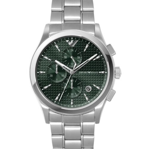 EMPORIO ARMANI Chronograph watch - silver-coloured