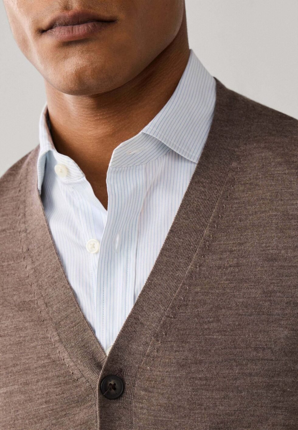 Hackett London Cardigan - putty beige