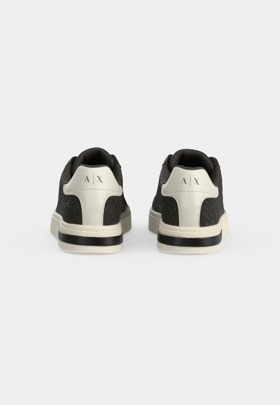 Armani Exchange LONDON - Trainers - dark crocodile/off white