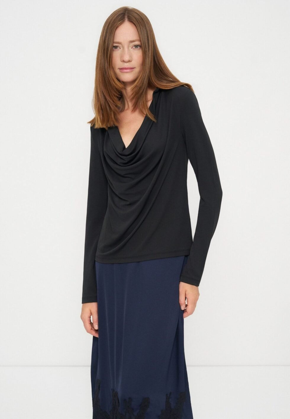 Anna Field by Zalando Pencil skirt - maritime blue/black