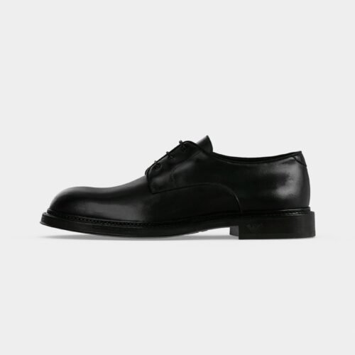 Emporio Armani DERBY VITELLO NUVOLATO - Slip-ons - nero