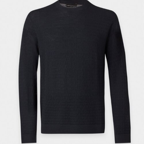 EMPORIO ARMANI Jumper - blue navy