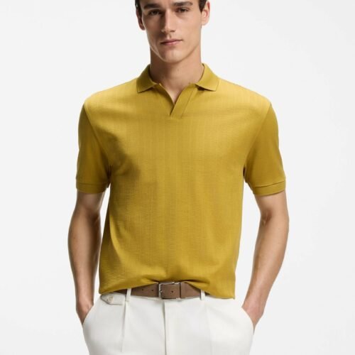 BOSS C-PONTI 118 - Polo shirt - gold four