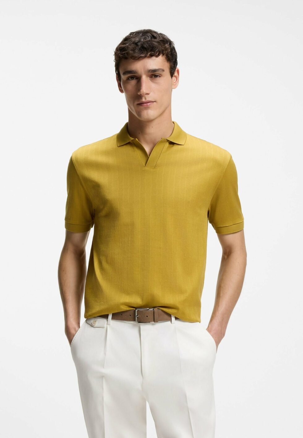 BOSS C-PONTI 118 - Polo shirt - gold four