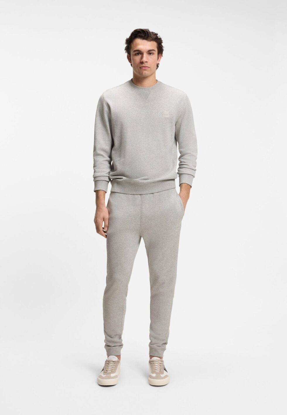BOSS SESTART - Tracksuit bottoms - open grey