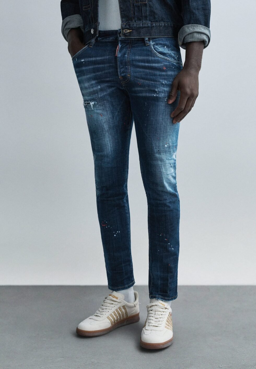Dsquared2 SKATER - Slim fit jeans - navy blue