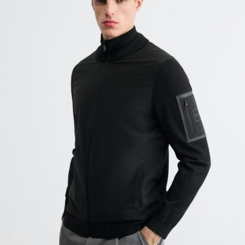 BOSS MOMENTUM - Summer jacket - black