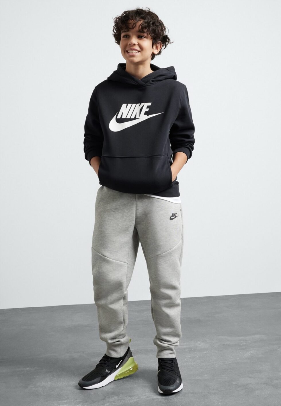 Nike Sportswear CLUB UNISEX - Hoodie - black/white