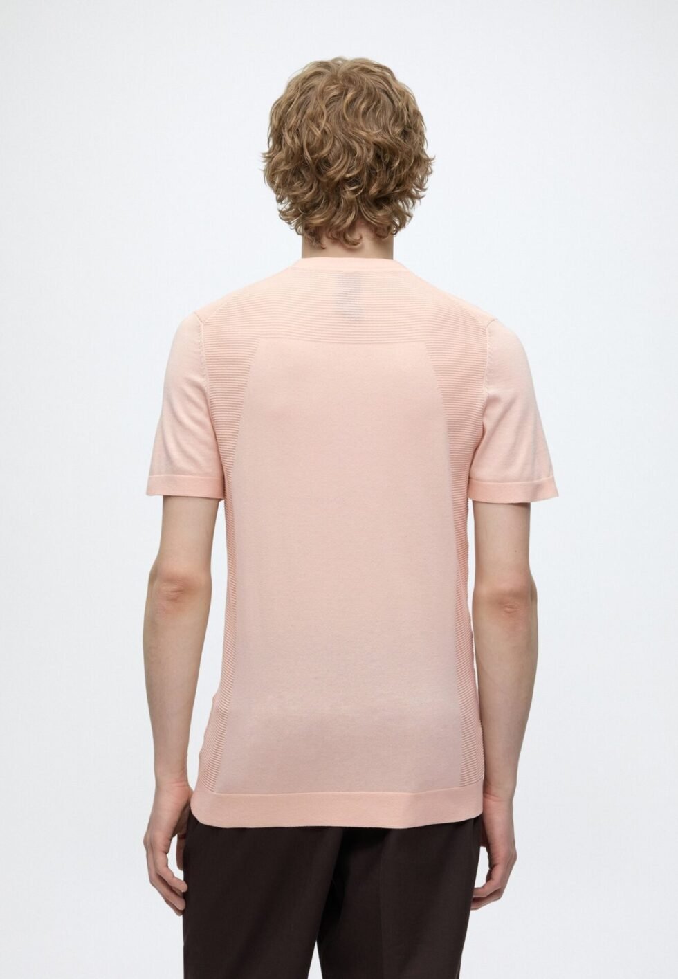 BOSS MOMENTUM LITE - Basic T-shirt - light/pastel orange