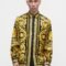 Versace INFORMAL SHIRT - Shirt - black/gold-coloured