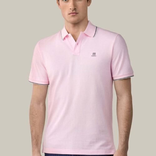 Hackett London HERITAGE TIPPED - Polo shirt - light pink