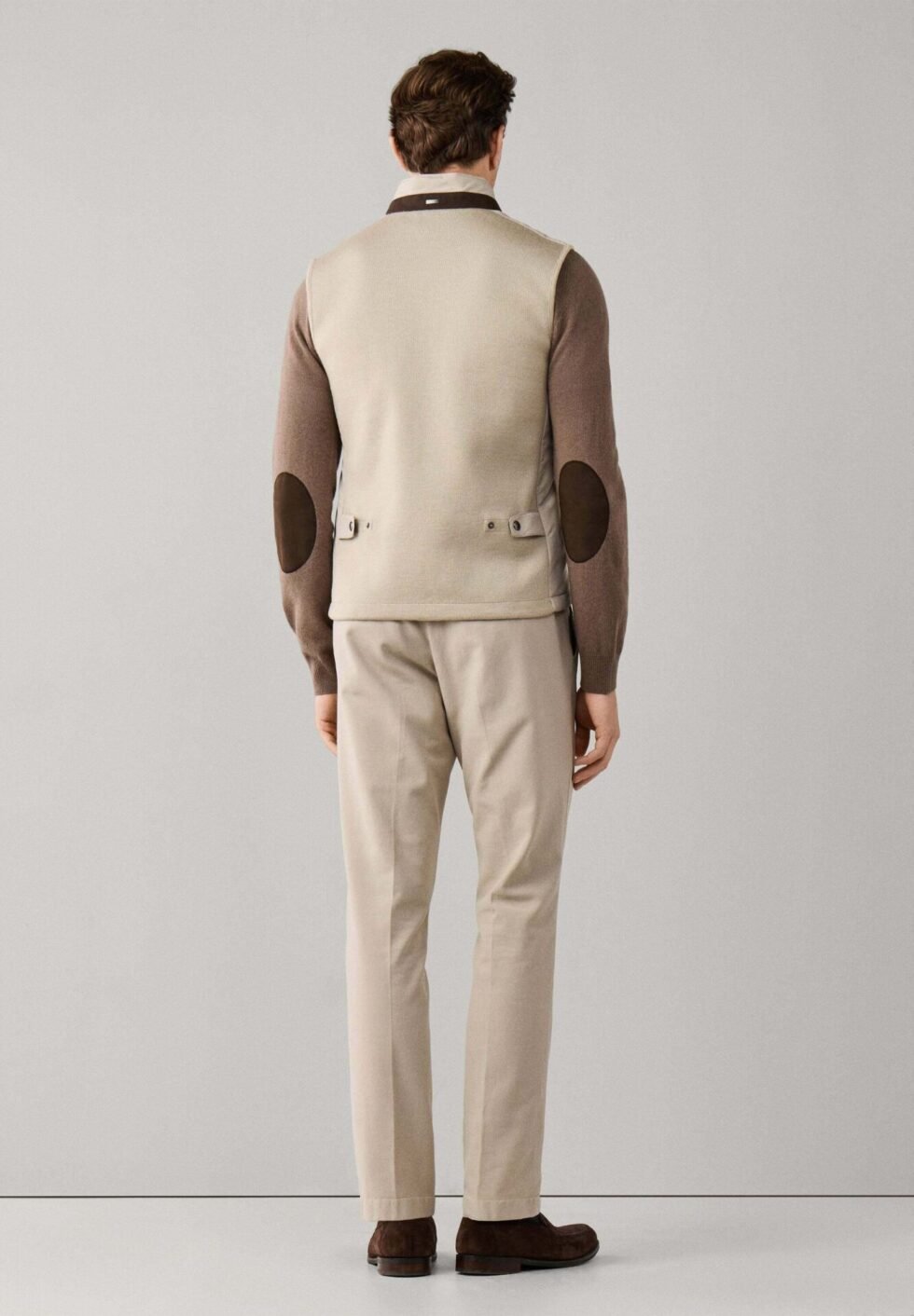 HACKETT LONDON WAISTCOAT WINDSOR GILET - Waistcoat - natural beige