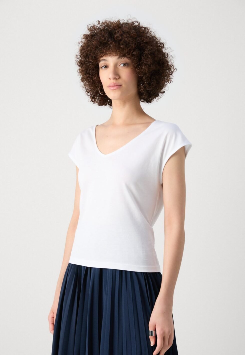 Anna Field by Zalando 2 PACK - Basic T-shirt - black/white