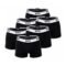 BOSS 6 PACK - Trunks - schwarz weiß