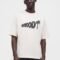 Palm Angels SUNSET LOOSE TEE - Print T-shirt - off white/black