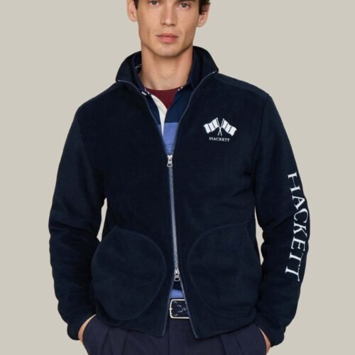 HACKETT LONDON SWEATSHIRT HERITAGE LRC POLAR FLC - Fleece jacket - old navy