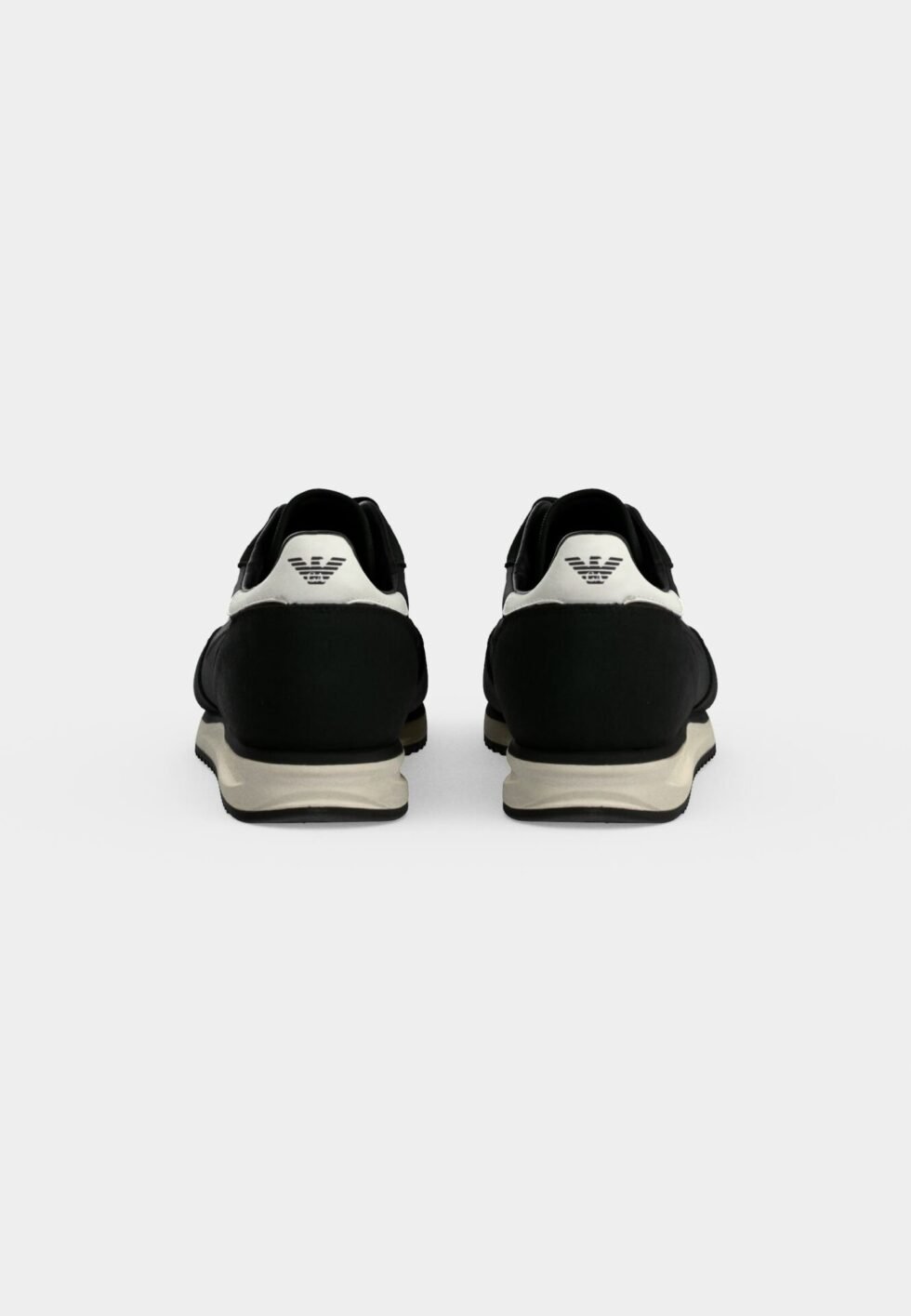 EA7 Emporio Armani ECLIPSE SNEAKER - Trainers - black/white/white