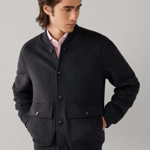 Hackett London Winter jacket - charcoal grey