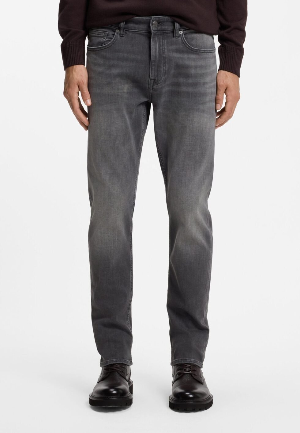 BOSS DELAWARE BO - Slim fit jeans - dark grey