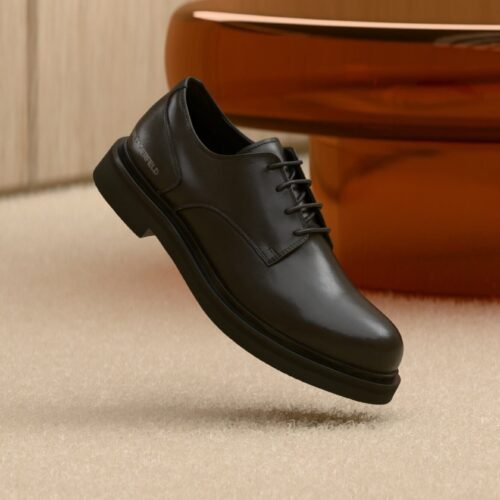 KARL LAGERFELD KINGSTON DERBY LACE - Lace-ups - black
