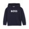 BOSS Kidswear HOODED SWEATSHIRT KIDS TEENS - Hoodie - bleu cargo