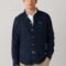 Façonnable FAÇONNABLE SHIRT CLBD GD BABYCORD - Shirt - marine blue