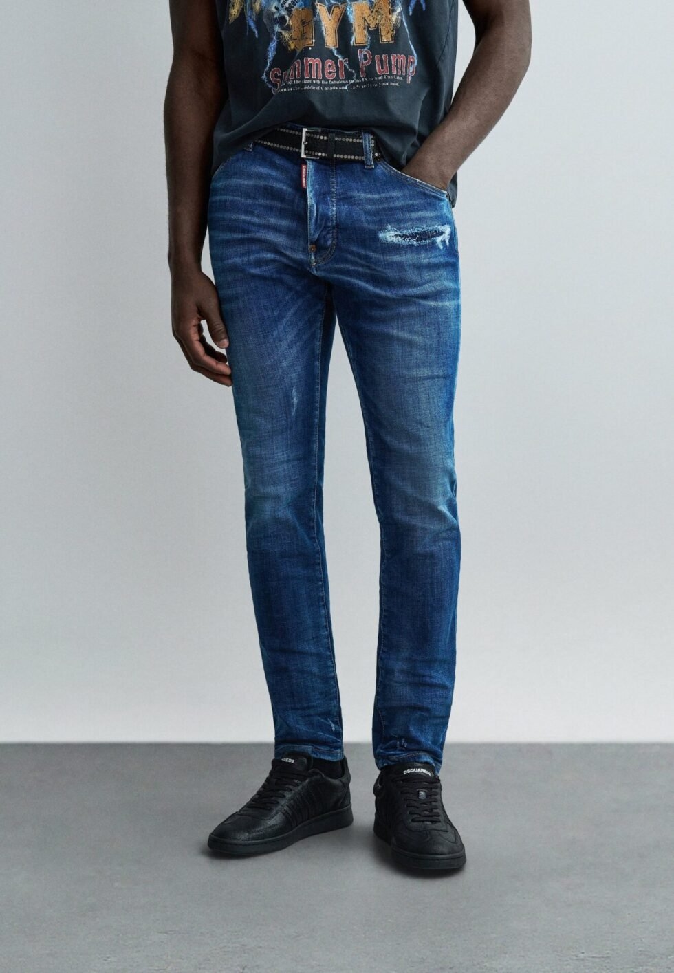 Dsquared2 Straight leg jeans - navy blue
