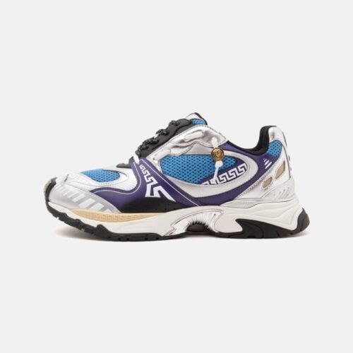 Versace Trainers - silver-coloured/celeste/gold-coloured