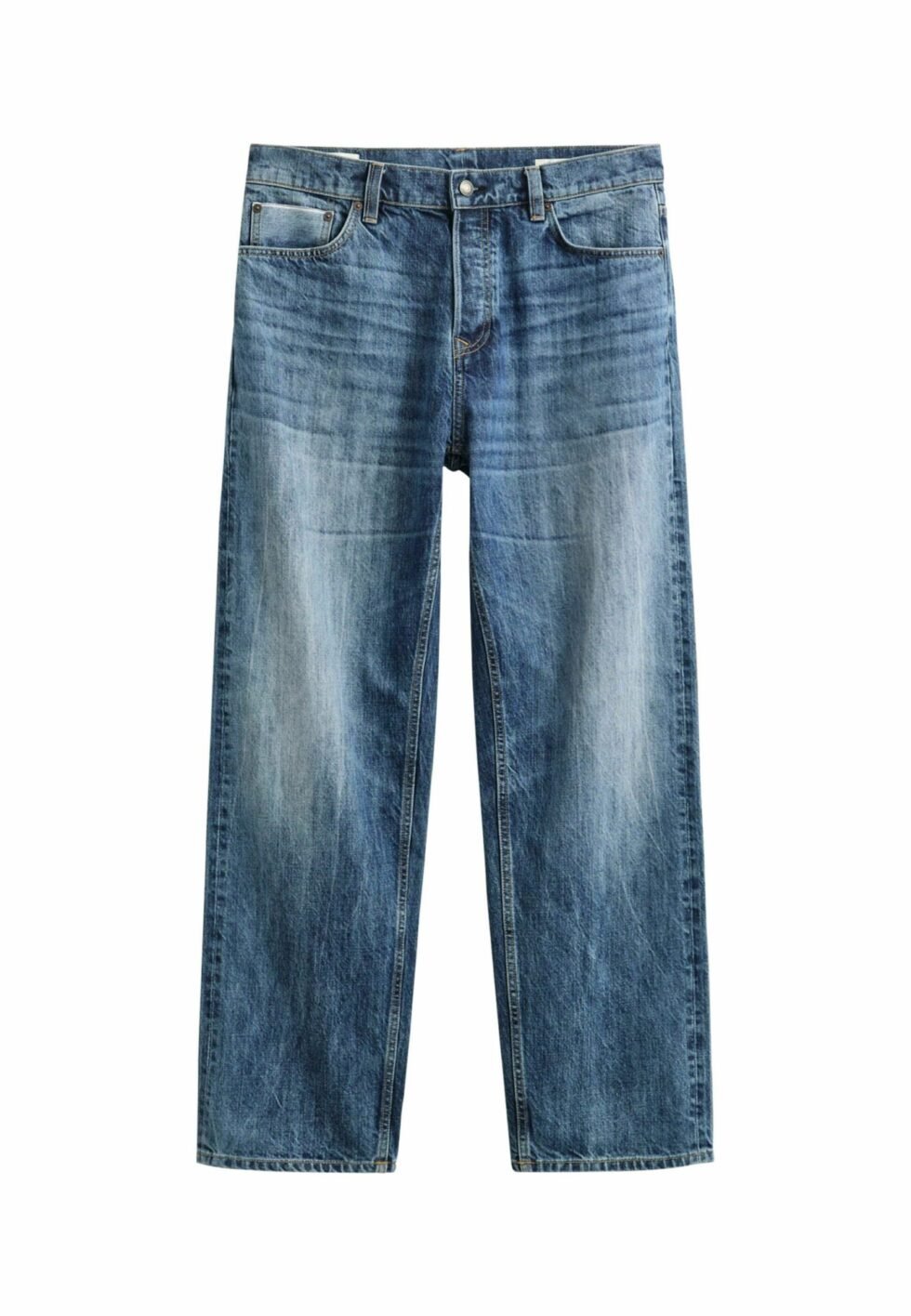 GANT ARCHIVE WASH JEANS - Straight leg jeans - dark blue broken in