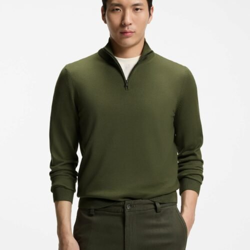 BOSS Jumper - open green seven