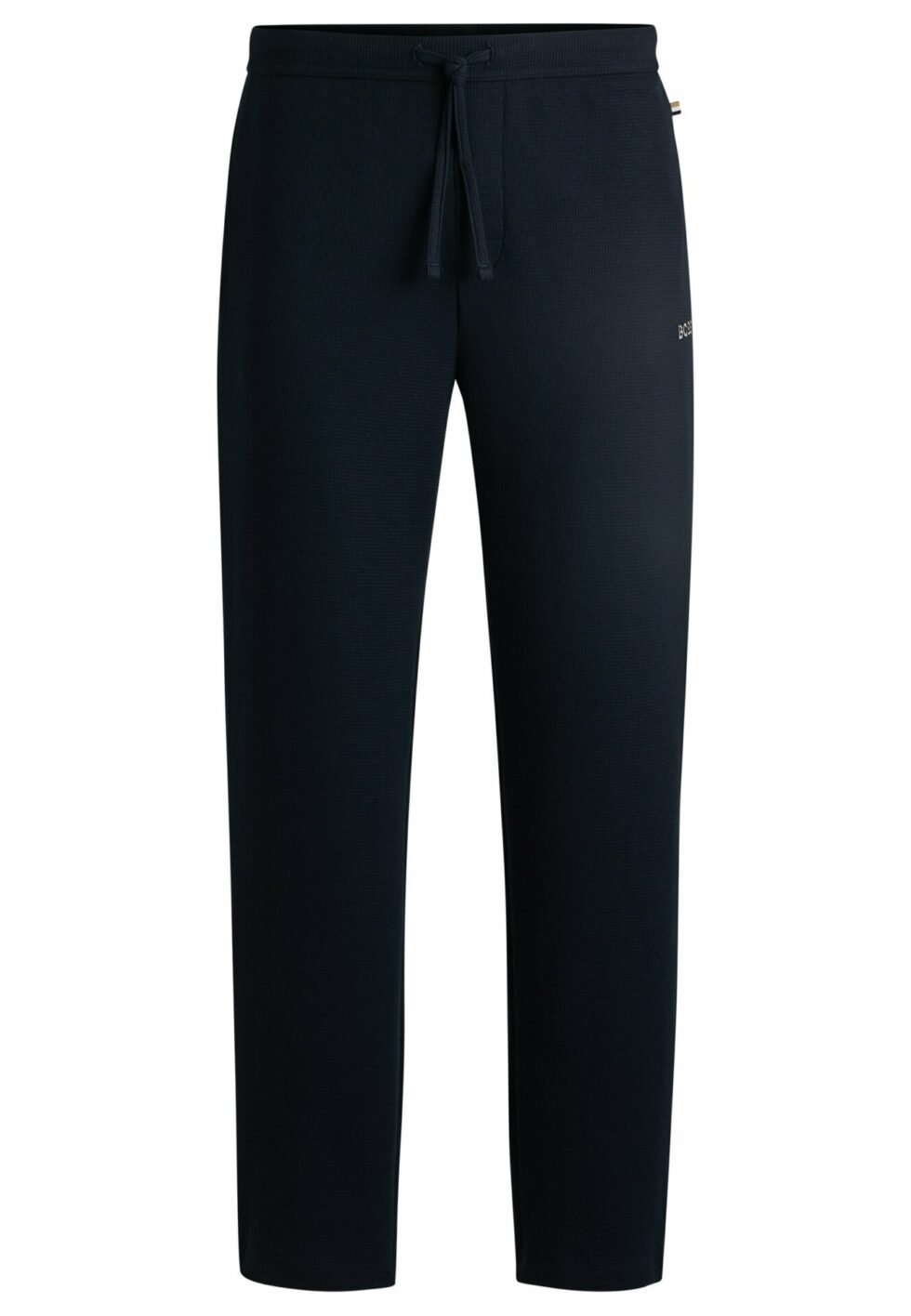 BOSS WAFFLE OPEN CUFFS - Pyjama bottoms - dark blue three