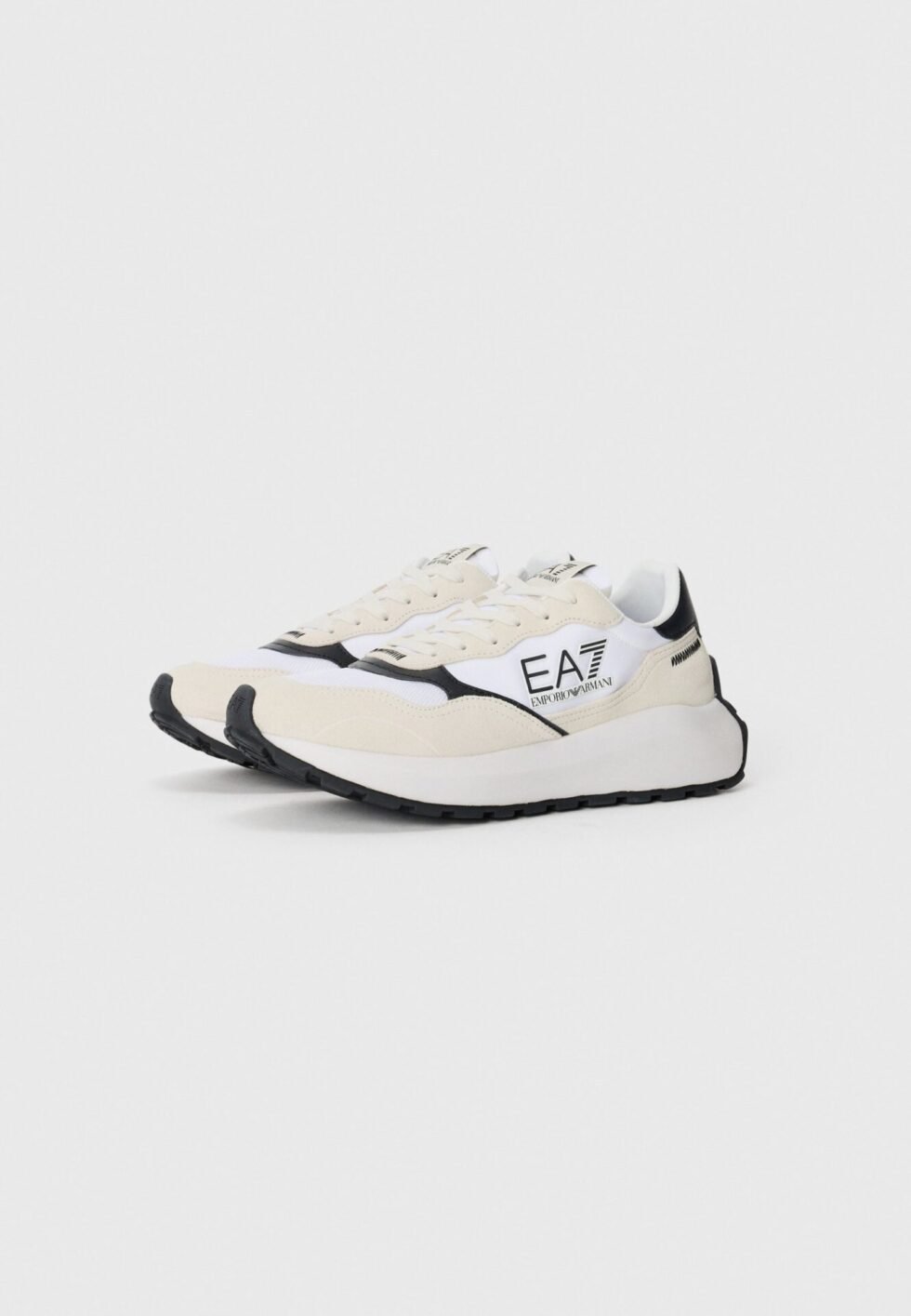 EA7 Emporio Armani WADER UNISEX - Trainers - white/black