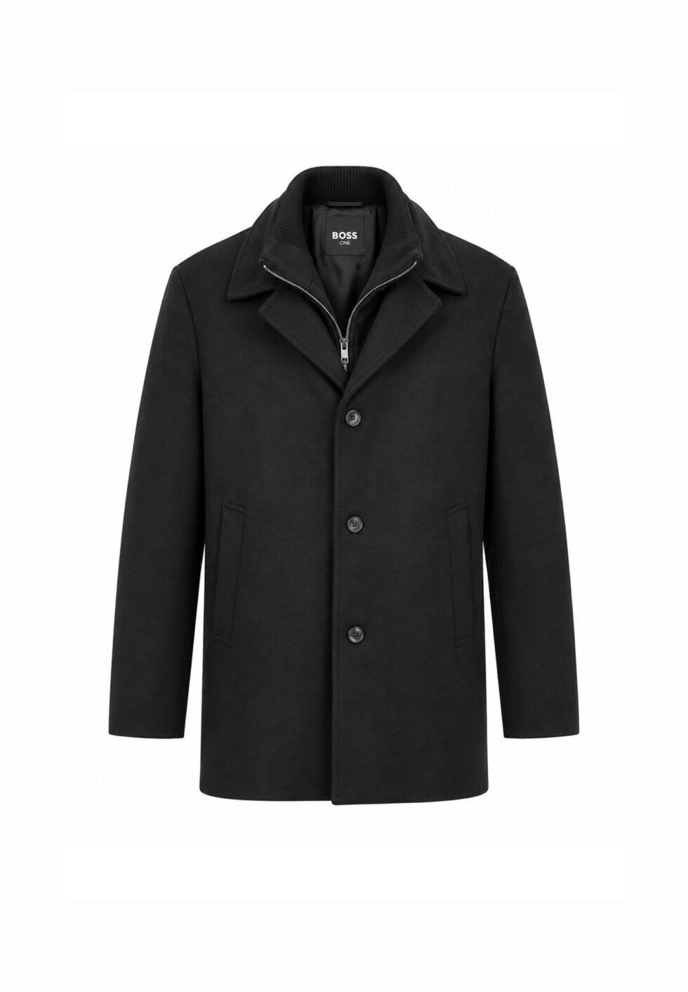 BOSS CLARK - Short coat - noir