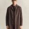 GANT HANDSTITCHED TOP COAT - Short coat - shadow brown