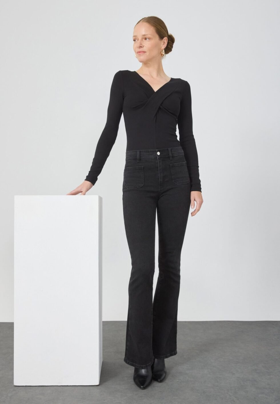 Anna Field by Zalando Long sleeved top - black