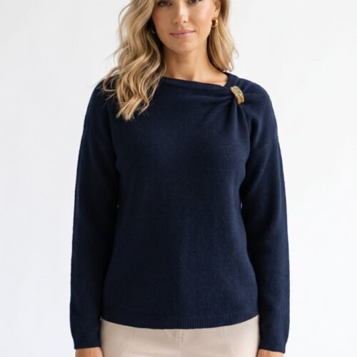 Anna Field by Zalando WOOL BLEND - Jumper - navy