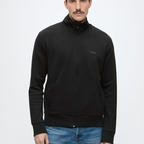 BOSS SKAZ - Zip-up sweatshirt - black