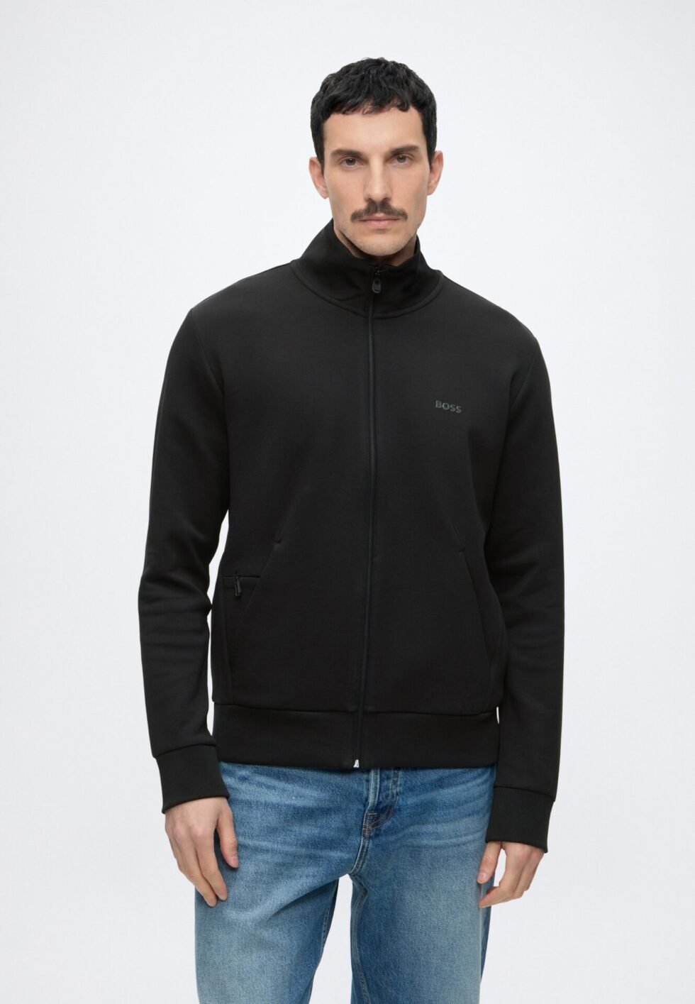 BOSS SKAZ - Zip-up sweatshirt - black