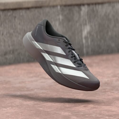 adidas Performance ADIZERO EVO SL M - Road running shoes - grey strata/silver-coloured metallic/light granite