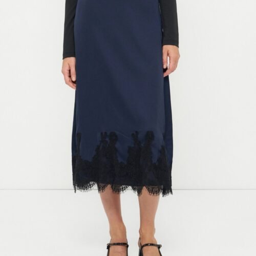 Anna Field by Zalando Pencil skirt - maritime blue/black